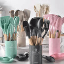 Conjunto de Utensílios em Silicone 12 Peças