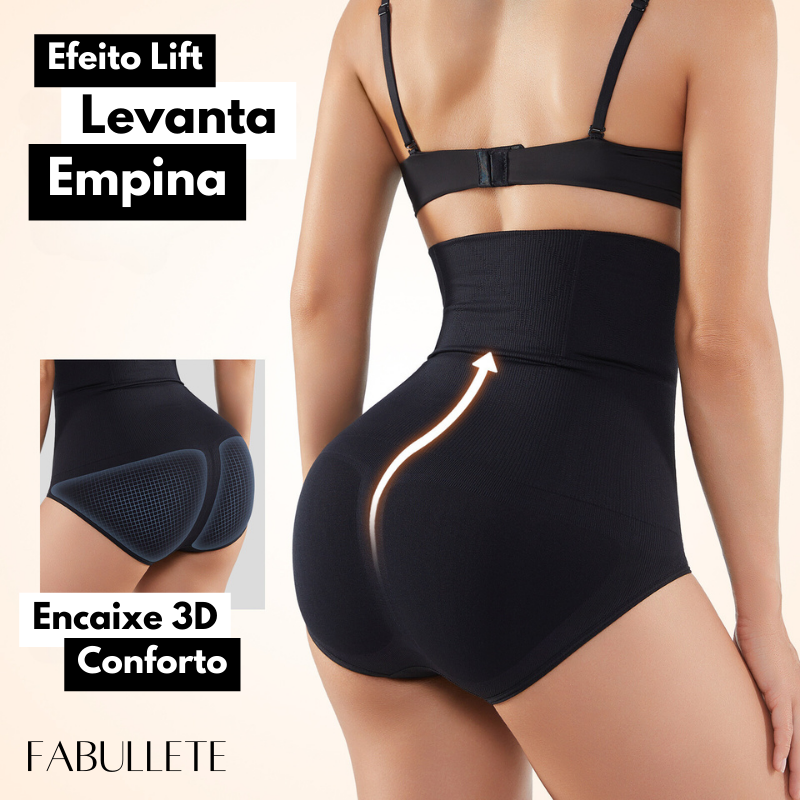 Calcinha De Compressão Modeladora Cintura Alta Emerald - Kit 2 Peças
