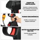 Lavadora de Alta Pressão Sem Fio TurboWash 18V – Limpeza Profunda em Qualquer Lugar
