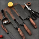 Conjunto de Facas Inox 6 Peças ChefBlade – Corte Profissional e Design Sofisticado