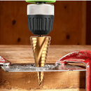 Kit 6 Brocas Escalonadas de Titânio DrillMax – Corte Preciso e Perfuração Profissional