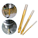 Kit 6 Brocas Escalonadas de Titânio DrillMax – Corte Preciso e Perfuração Profissional