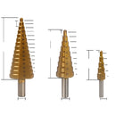 Kit 6 Brocas Escalonadas de Titânio DrillMax – Corte Preciso e Perfuração Profissional