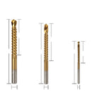 Kit 6 Brocas Escalonadas de Titânio DrillMax – Corte Preciso e Perfuração Profissional