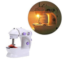 Mini Máquina de Costura EasySew Glow – Portátil com Luz Noturna Antifadiga