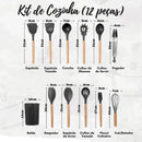 Conjunto de Utensílios de Silicone EasyCook – Antiaderente, fácil Limpeza e Resistente ao Calor