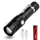 Super Lanterna Tática Zoom TitanBeam – Potência, Precisão e Resistência Absoluta