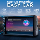 Central Multimídia EasyCar 7” – Som, Navegação e Bluetooth em um Só Painel